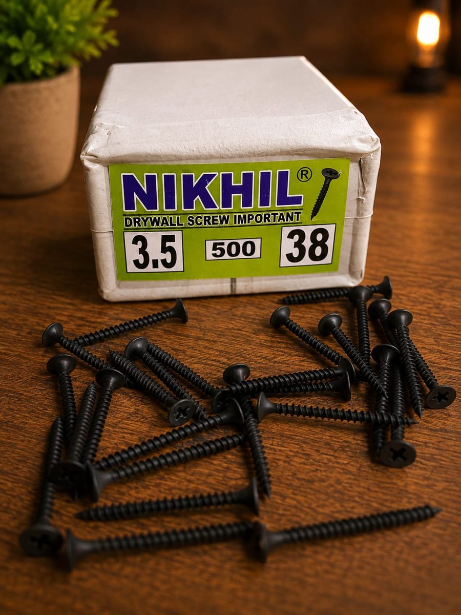 38 mm DRYWALL BLACK SCREW {1.5" INCH}