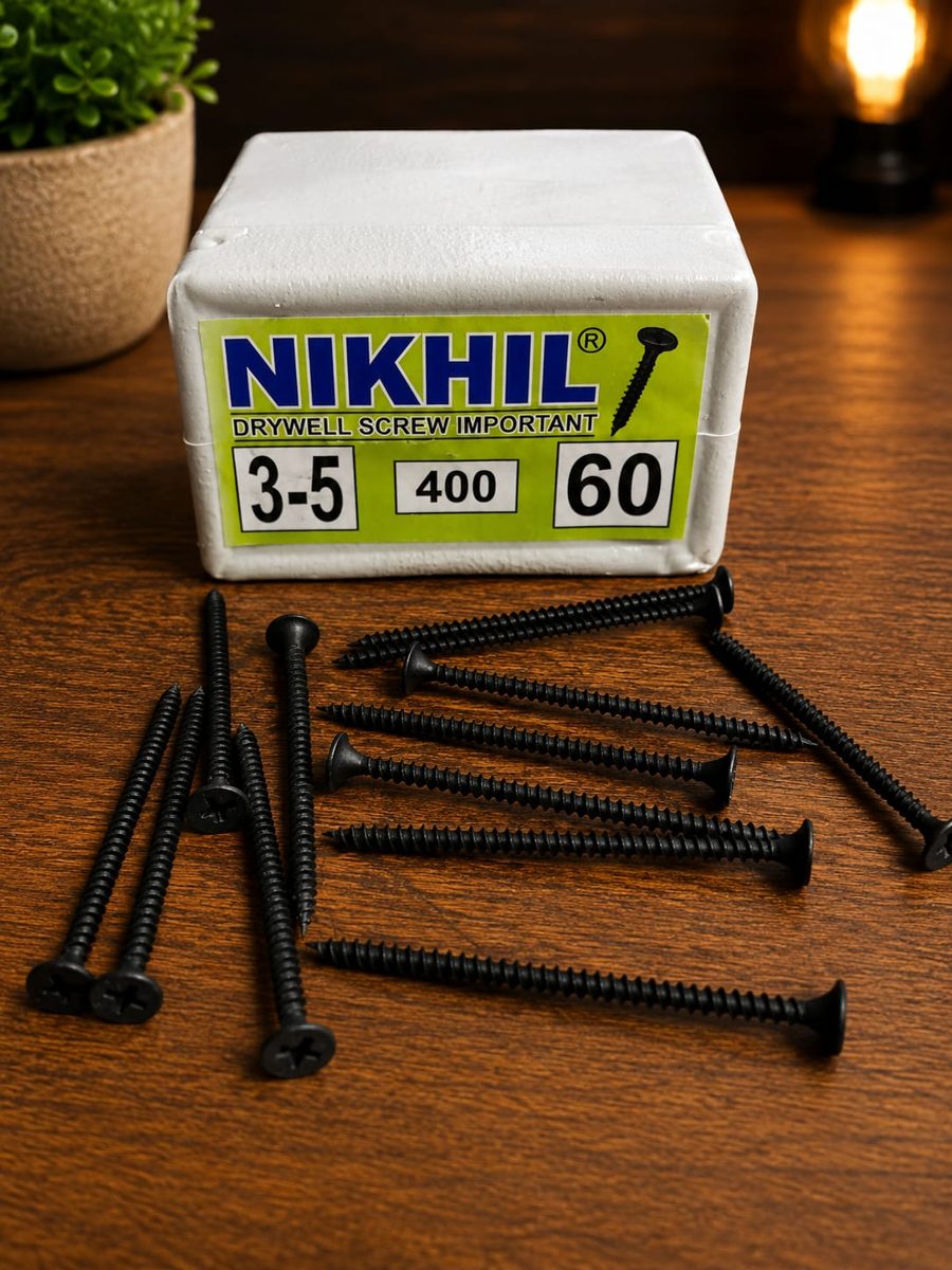60 mm DRYWALL BLACK SCREW {2.5" INCH}
