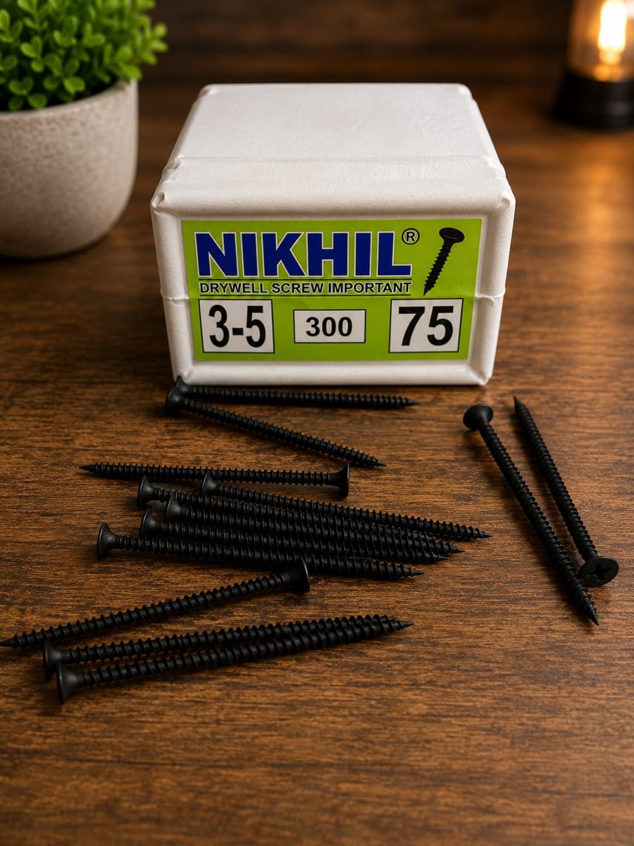 75 mm DRYWALL BLACK SCREW {3" INCH}