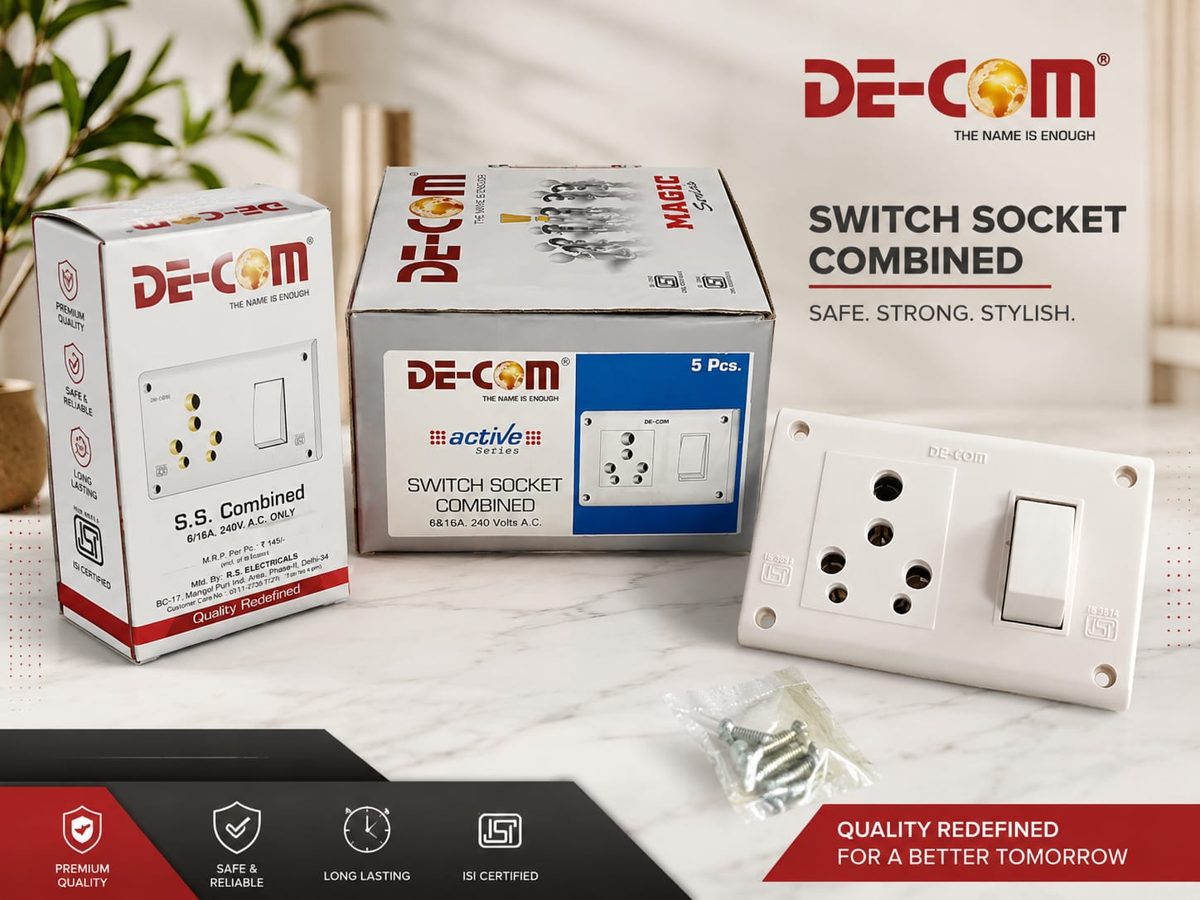 De-Com 16 amp S.S. Combined Without Box