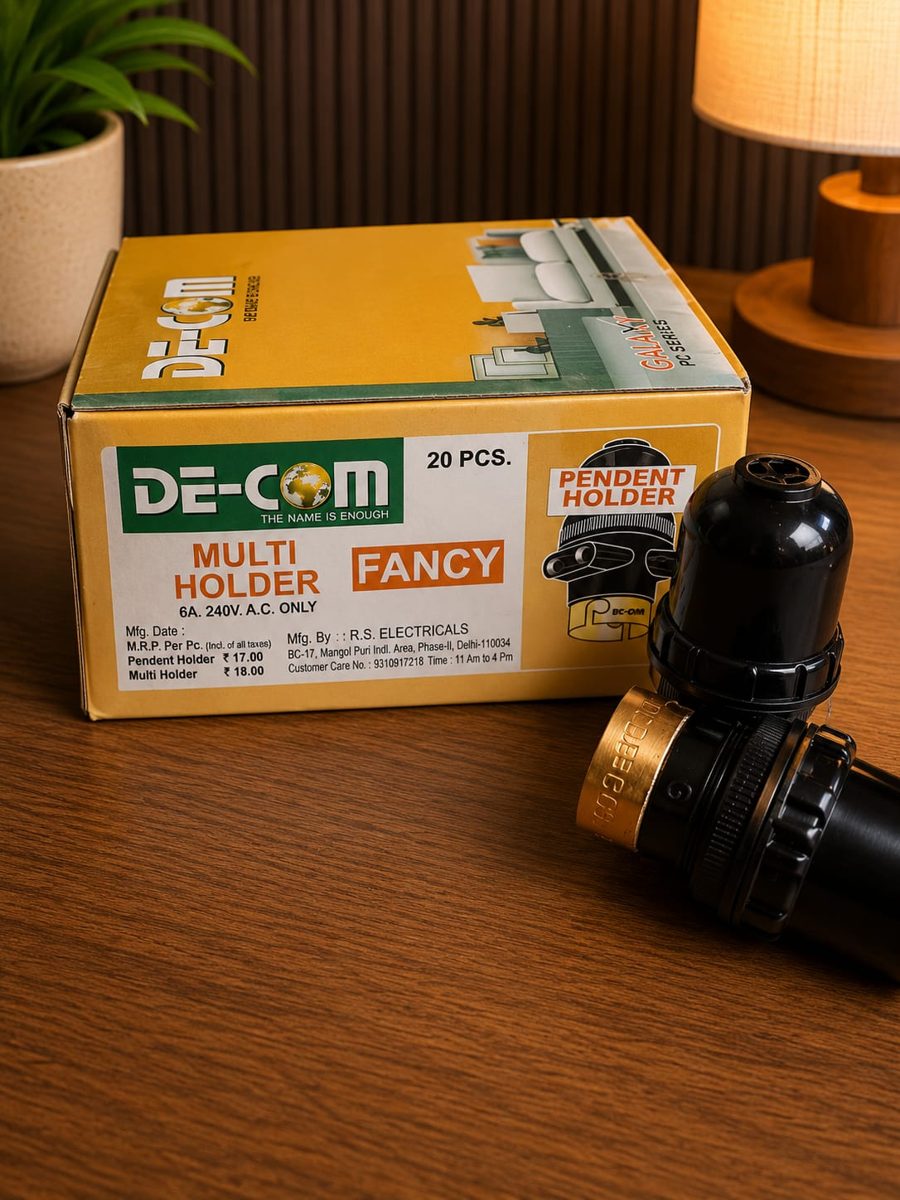 De-Com Pendent Holder Black