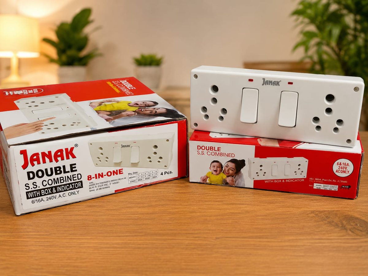 Janak Double 16 amp Combined with Box