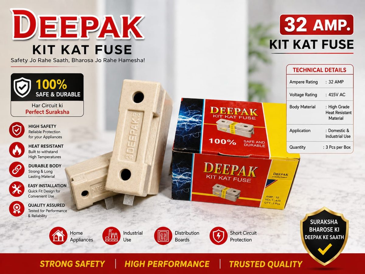 Deepak 32 Amp 415V Kit Kat Fuse
