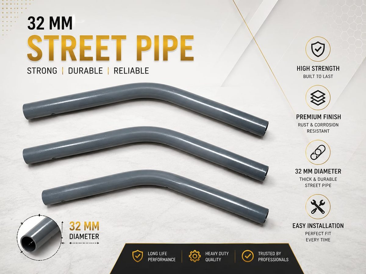 32 MM STREET LIGHT PIPE (without clip)