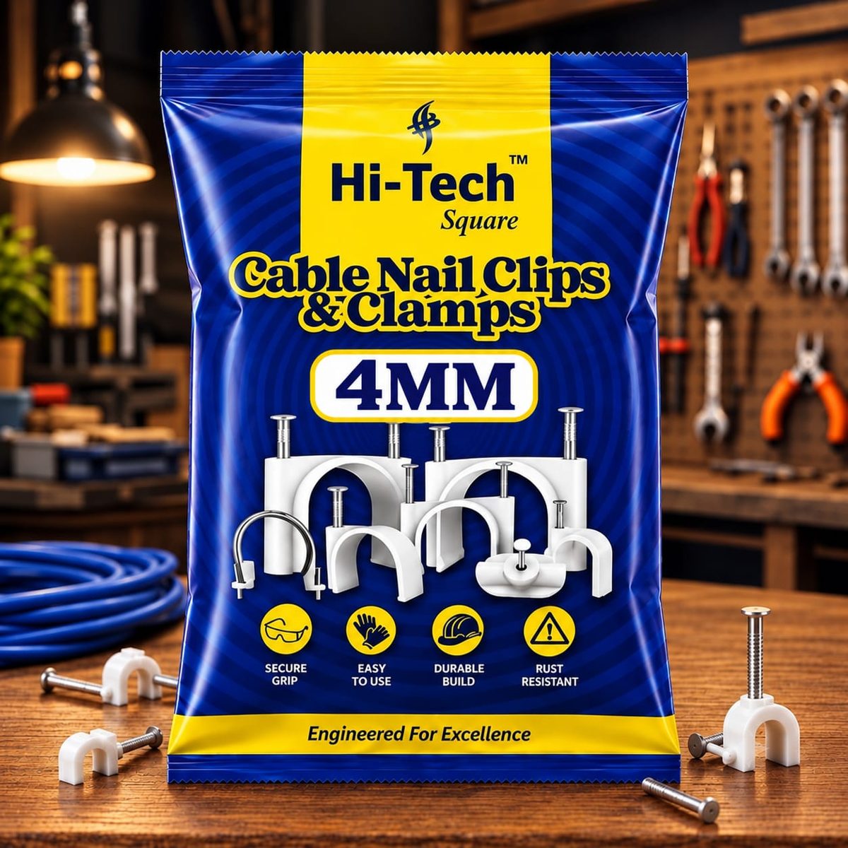 4 mm Cable Circle Clip HI-TECH