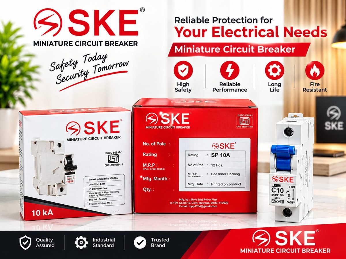 10 Amp Single Pole (S.P.) MCB SKE