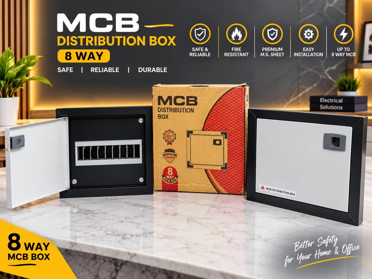 8 Way D.D. MCB box POWERTONE
