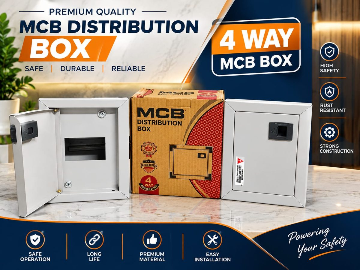 4 Way D.D. MCB box POWERTONE