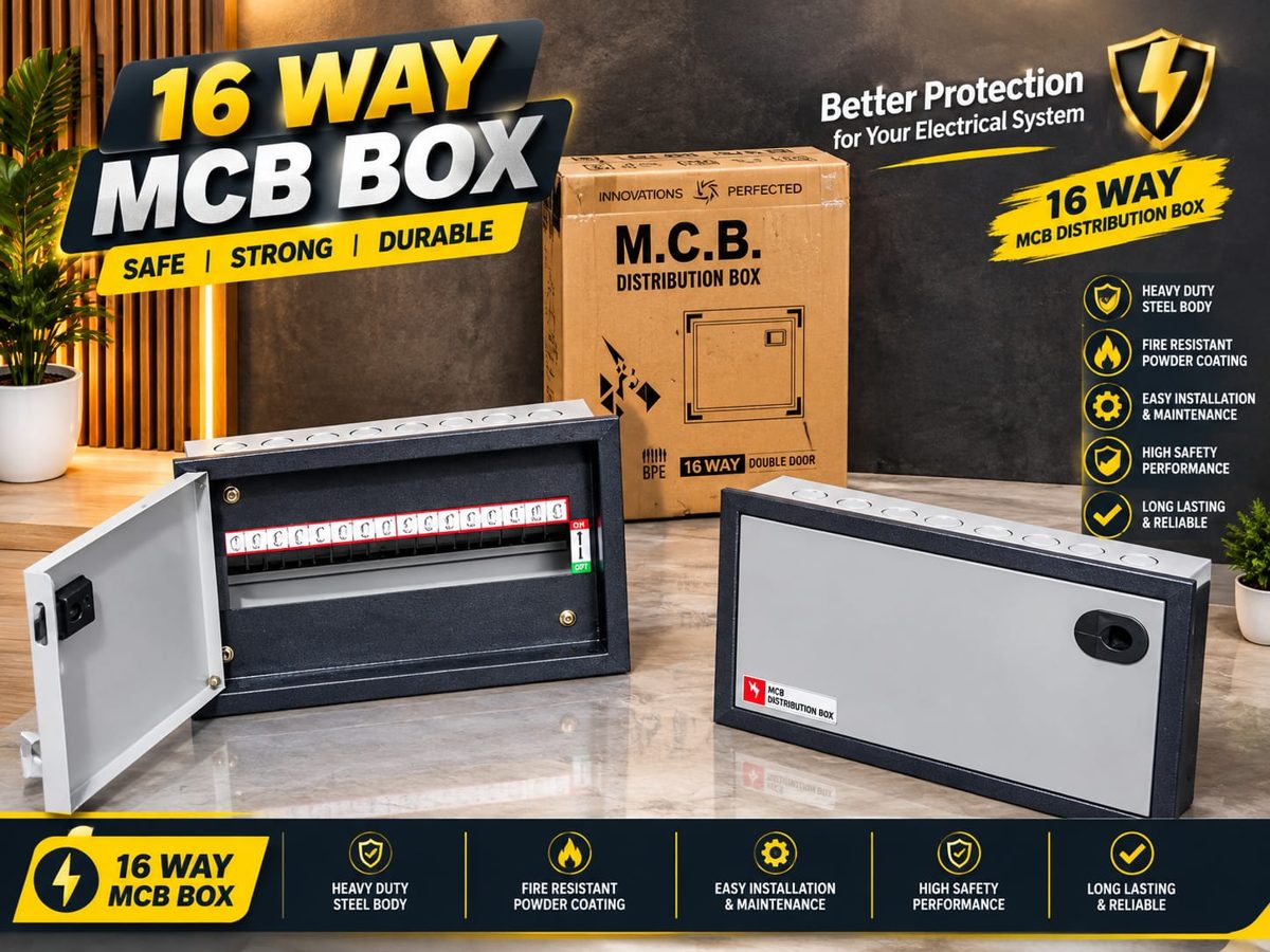 16 Way D.D. MCB box POWERTONE